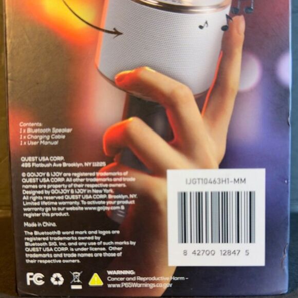 IJoy Open Mic Bluetooth Karaoke Microphone - Picture 3 of 3